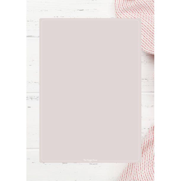 Magnetic Memo Pad in Dusty Rose