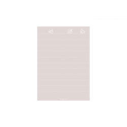 Magnetiske Madplan i Dusty Rose