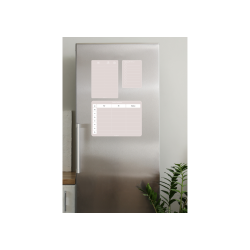 Magnetiske Ugeplan i Dusty Rose