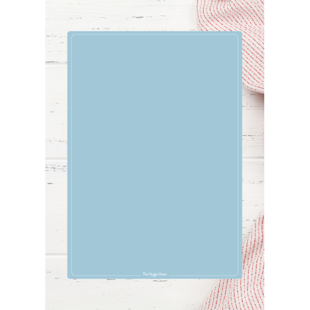 Magnetic Memo Pad in Pale Blue