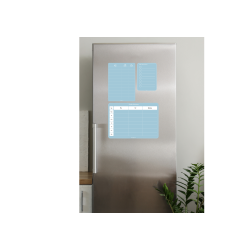 Magnetiske Madplan i Pale Blue