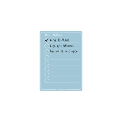 Magnetiske To-Do Liste in Pale Blue