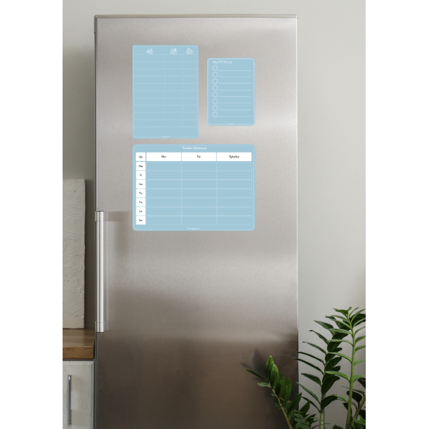 Weekly Magnetic Collection in Pale Blue