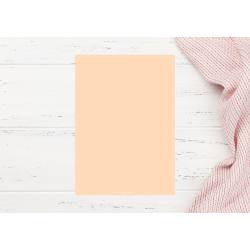 Magnetiske Memo Pad i Pale Peach