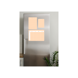 Magnetiske Ugeplan i Pale Peach