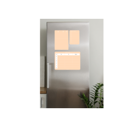 Magnetiske To-Do Liste in Pale Peach