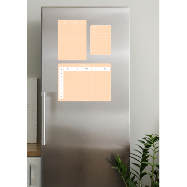Weekly Magnetic Collection in Pale Peach