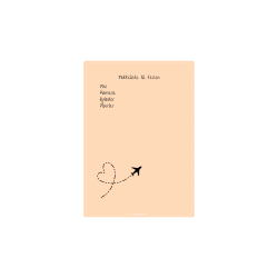 Magnetiske Memo Pad i Pale Peach