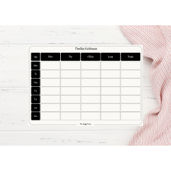 Magnetiske Ugeplan i Snow White