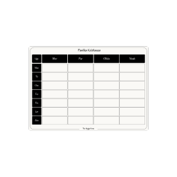 Magnetiske Ugeplan i Snow White