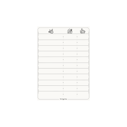 Magnetiske Madplan i Snow White