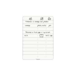 Magnetiske Madplan i Snow White